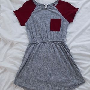 forever 21 gray dress w/ pocket